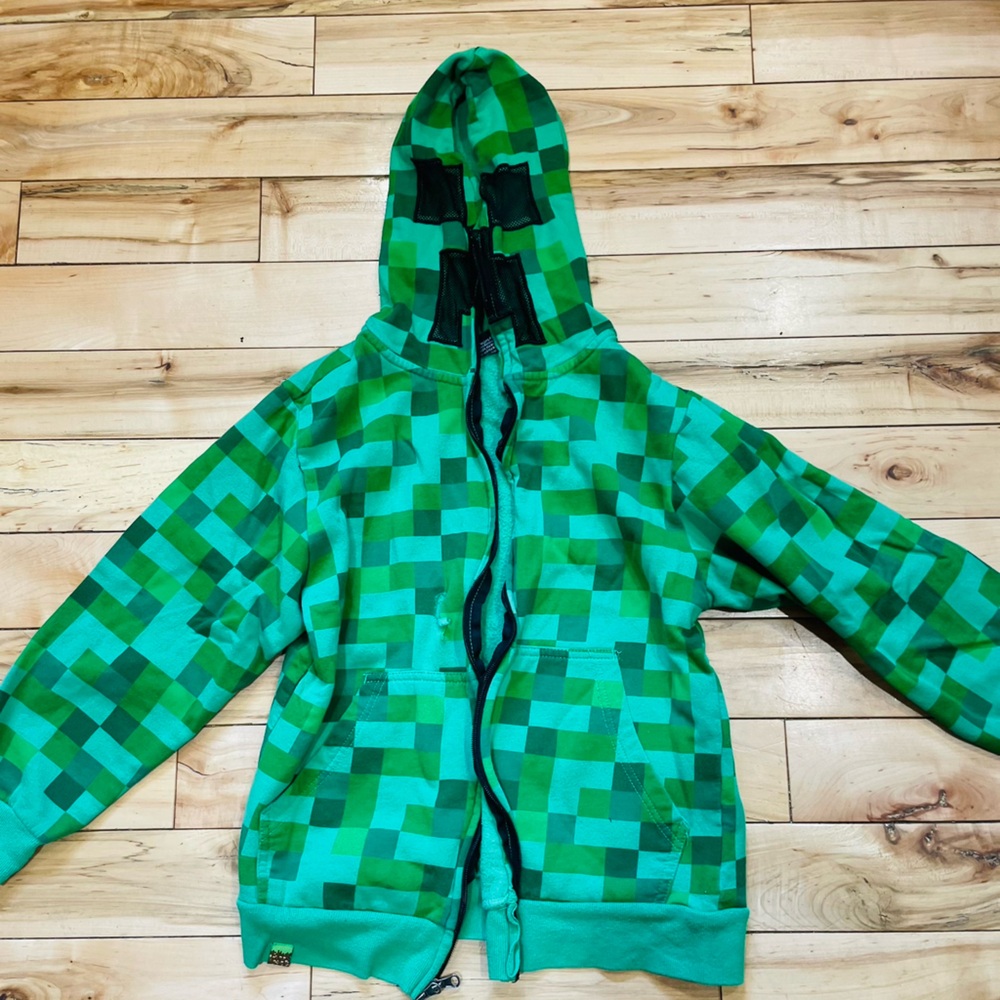 Mad Engine Minecraft mask hoody 10-12